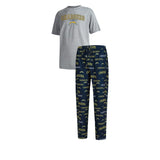 Officially Licensed NFL Men's Fairway Pajama Set by Concepts Sports -Los Angeles Chargers