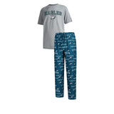 Officially Licensed NFL Men's Fairway Pajama Set by Concepts Sports -Philadelphia Eagles