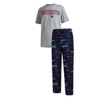 Officially Licensed NFL Men's Fairway Pajama Set by Concepts Sports -New England Patriots