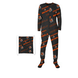 Officially Licensed NFL Keystone Footed Union Suit by Concepts Sport-Cincinnati Bengals