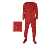 Officially Licensed NFL Keystone Footed Union Suit by Concepts Sport-Tampa Bay Buccaneers