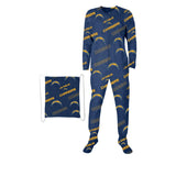 Officially Licensed NFL Keystone Footed Union Suit by Concepts Sport-Los Angeles Chargers