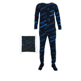 Officially Licensed NFL Keystone Footed Union Suit by Concepts Sport-Carolina Panthers