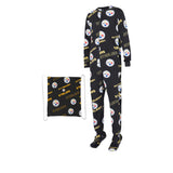 Officially Licensed NFL Keystone Footed Union Suit by Concepts Sport-Pittsburgh Steelers