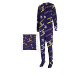 Officially Licensed NFL Keystone Footed Union Suit by Concepts Sport-Minnesota Vikings