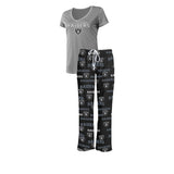Officially Licensed NFL Women's Fairway Pajama Set by Concepts Sports -Oakland Raiders