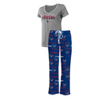 Officially Licensed NFL Women's Fairway Pajama Set by Concepts Sports -Houston Houston Texans