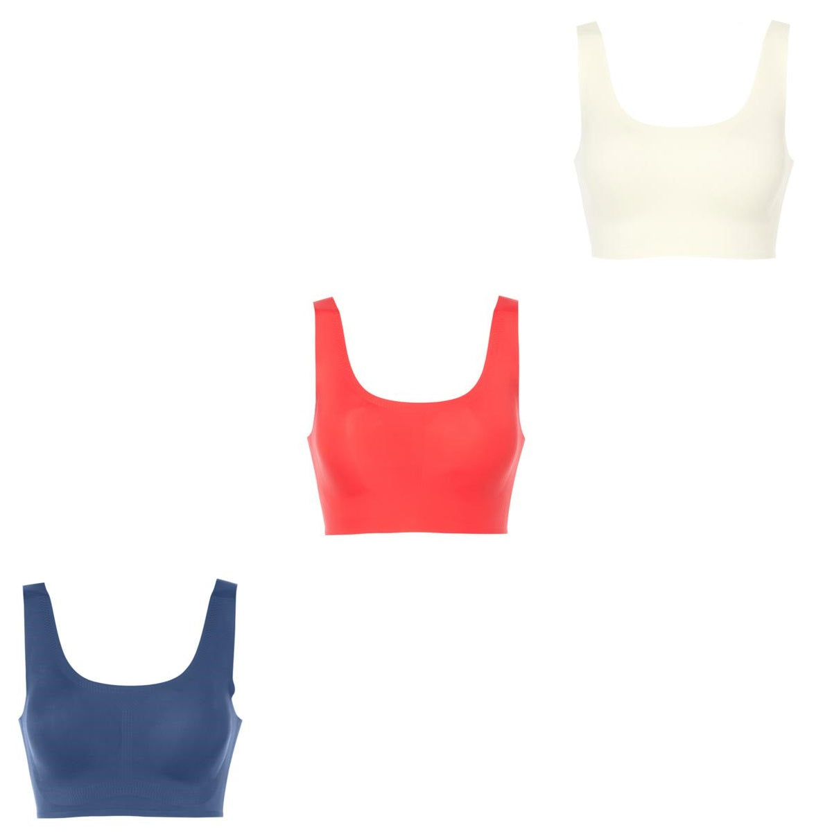 Rhonda Shear 3-pack Invisible Body Bra with Removable Pads – goSASS