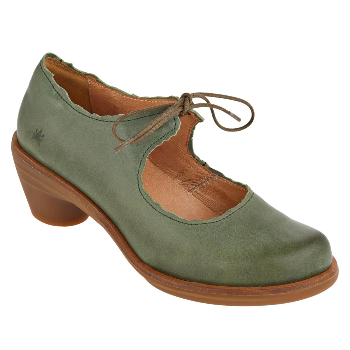 El Naturalista Aqua Iris Leather Lace-Up Mary Jane Pump – goSASS