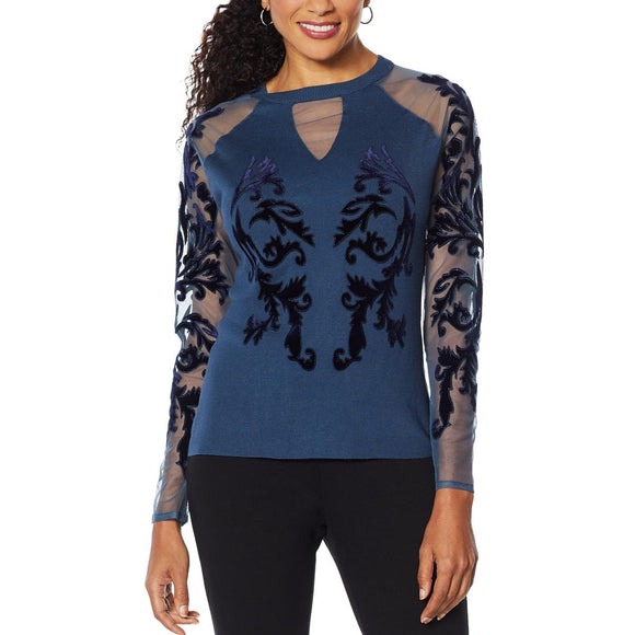 Colleen Lopez Festive Design Sweater -X-Large