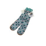 Muk Luks Traditional Tassel Knit Slipper Socks
