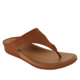 FitFlop Banda Perforated Leather Toe Post Sandal
