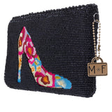 Mary Frances In Step Embroidered Shoe Crossbody Phone Pouch
