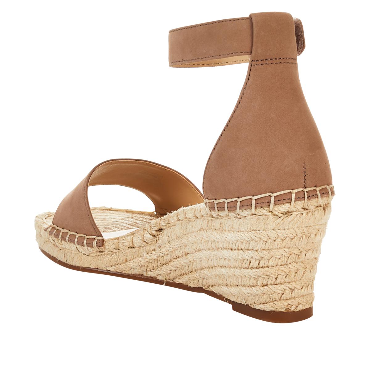 Vince camuto jesla 2025 leather espadrille wedge sandal