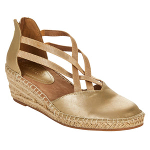 "AS IS" Kenneth Cole Reaction Clo Elastic Wedge Espadrille