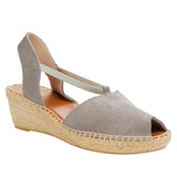 Andre' Assous Dainty Leather Espadrille Wedge Sandal 