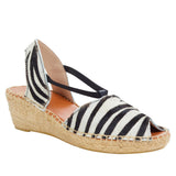 Andre' Assous Dainty Leather Espadrille Wedge Sandal 