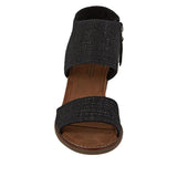 "AS IS" TOMS Majorca Textile Cutout Sandal