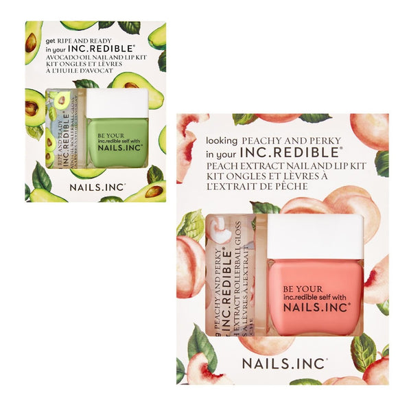 Nails.INC 2-Piece INC.REDIBLE Nail and Lip Set