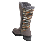 Sporto Kara Waterproof Suede Tall Boot with Sweater Detail 