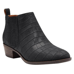 "AS IS" Lucky Brand Bimare Leather or Suede Ankle Bootie