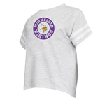 Officially Licensed NLF Women's Prodigy Short-Sleeve Top by Concept Sports , Minnesota Vikings