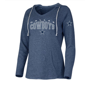 Officially Licensed NFL Women's Pullover Hoodie by College Concepts-Dallas Cowboys