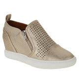 "AS IS" dv Dolce Vita Kassia Perforated Wedge Sneaker