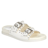 Vince Camuto Pavey Buckled 2-Band Slide Sandal with Studs