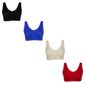 Rhonda Shear Seamless Ahh Bra 4-pack