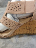 "AS IS" LifeStride Heidi Perforated Wedge Sandal