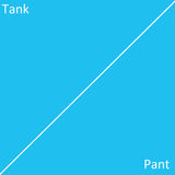 Slinky Brand Tank and Pant Set - L, Navy