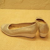 "AS IS" Naturalizer Brandi Perforated Sport Wedge