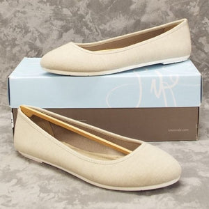 "AS IS" LifeStride Women's Dorian Ballet Flat -9M Natural