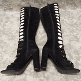 "AS IS" Kendall + Kylie Emma Lace Up Boot -8 Black