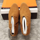 "AS IS" Vionic Roselyn Orthotic Ankle Booty -9.5Wide Brown