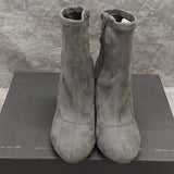 "AS IS" Steve Madden Lisette stretch bootie Gray -5.5