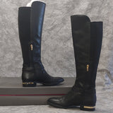 "AS IS" Vince Camuto Pearly Tall Riding Boot Black - 8