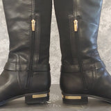 "AS IS" Vince Camuto Pearly Tall Riding Boot Black - 8