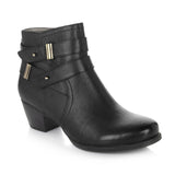 "AS IS" Naturalizer "Karmic" Leather Belted Ankle Bootie