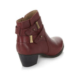 Naturalizer "Karmic" Leather Belted Ankle Bootie